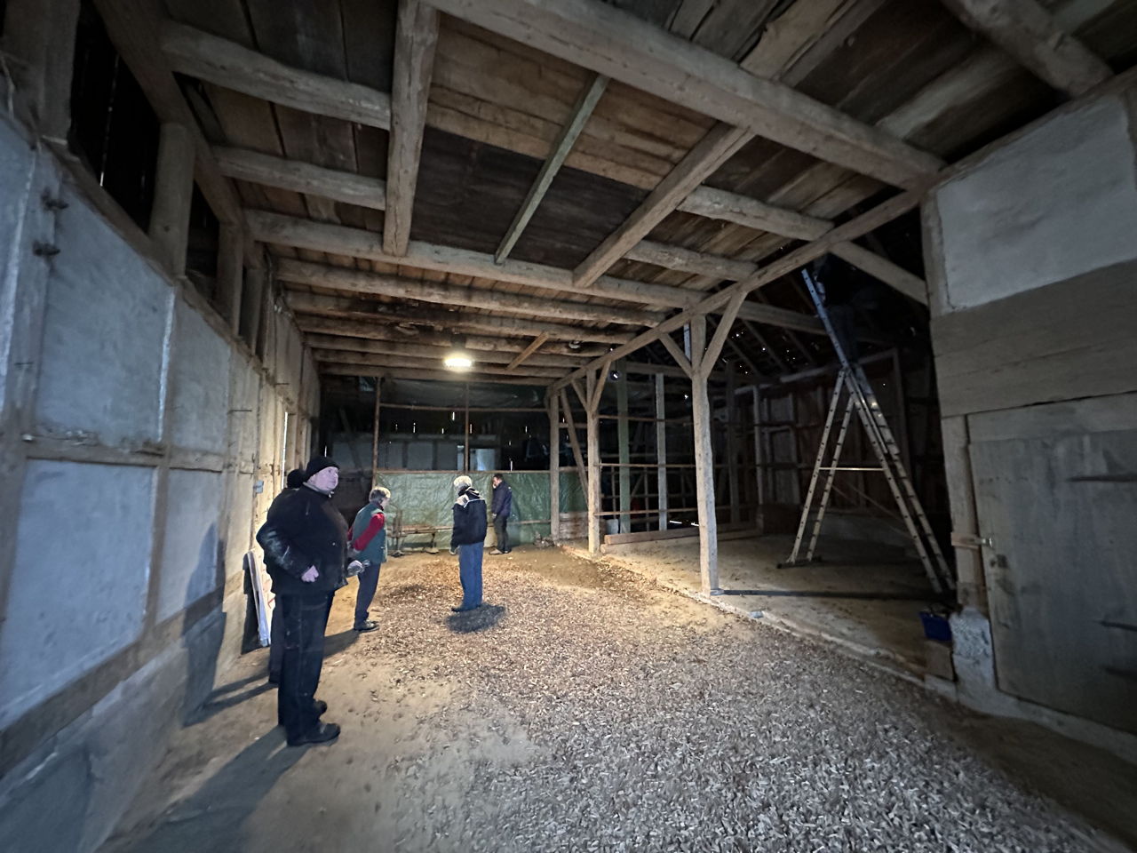 Räumung der Scheune am Backhaus